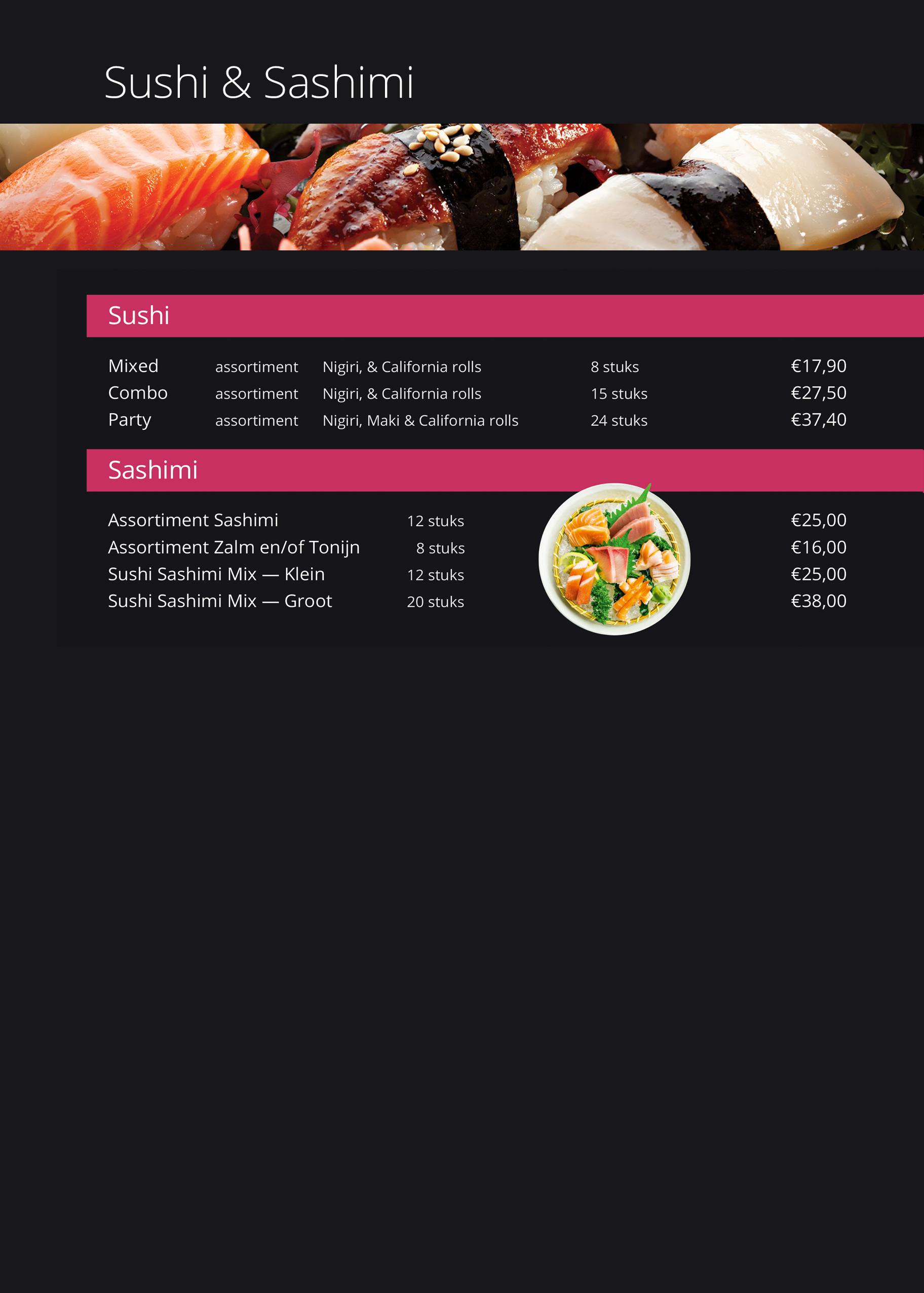 Sushi & Sashimi